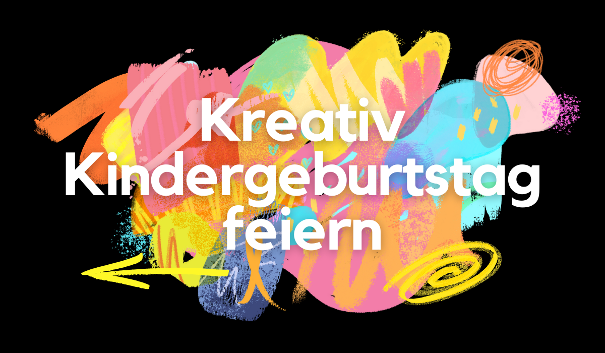 Kreative Geburtstagsfeier in einem Kunstatelier